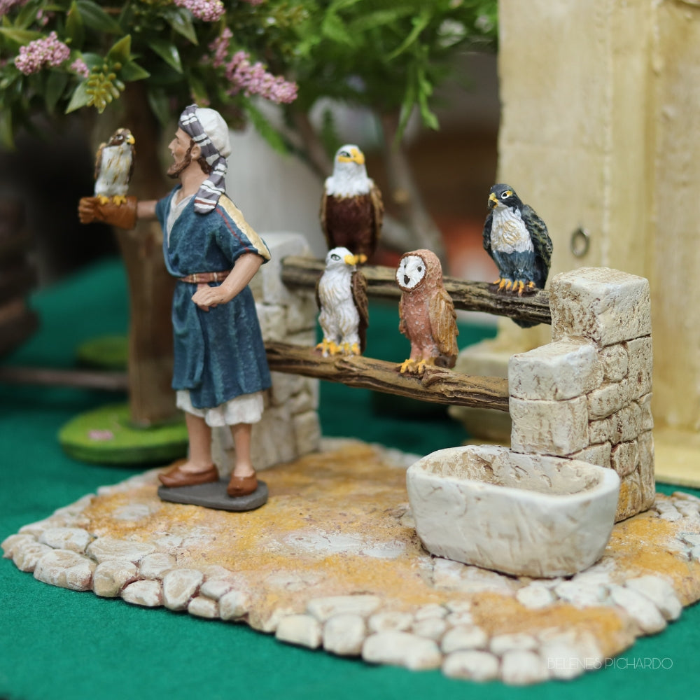 cetreria 12 cm grupo para el belen