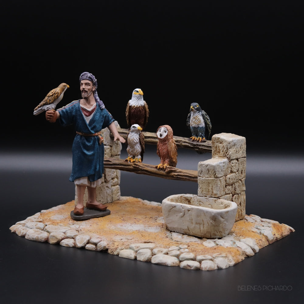 grupo cetrero 12cm belen